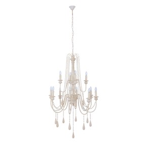 Sigatoka Electric Ltd - Abella 12 Light Chandelier in Antique White