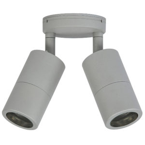Double Adjustable Spot Lights Sigatoka Electric Ltd Sigatoka Electric Ltd - Tivah Matt Silver Double Adjustable