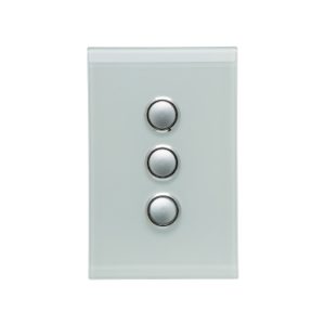 Sigatoka Electric Ltd - Switches 3 Gang Push Button Non LED