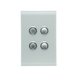 Sigatoka Electric Ltd - Switches – 4 Gang Push Button LED